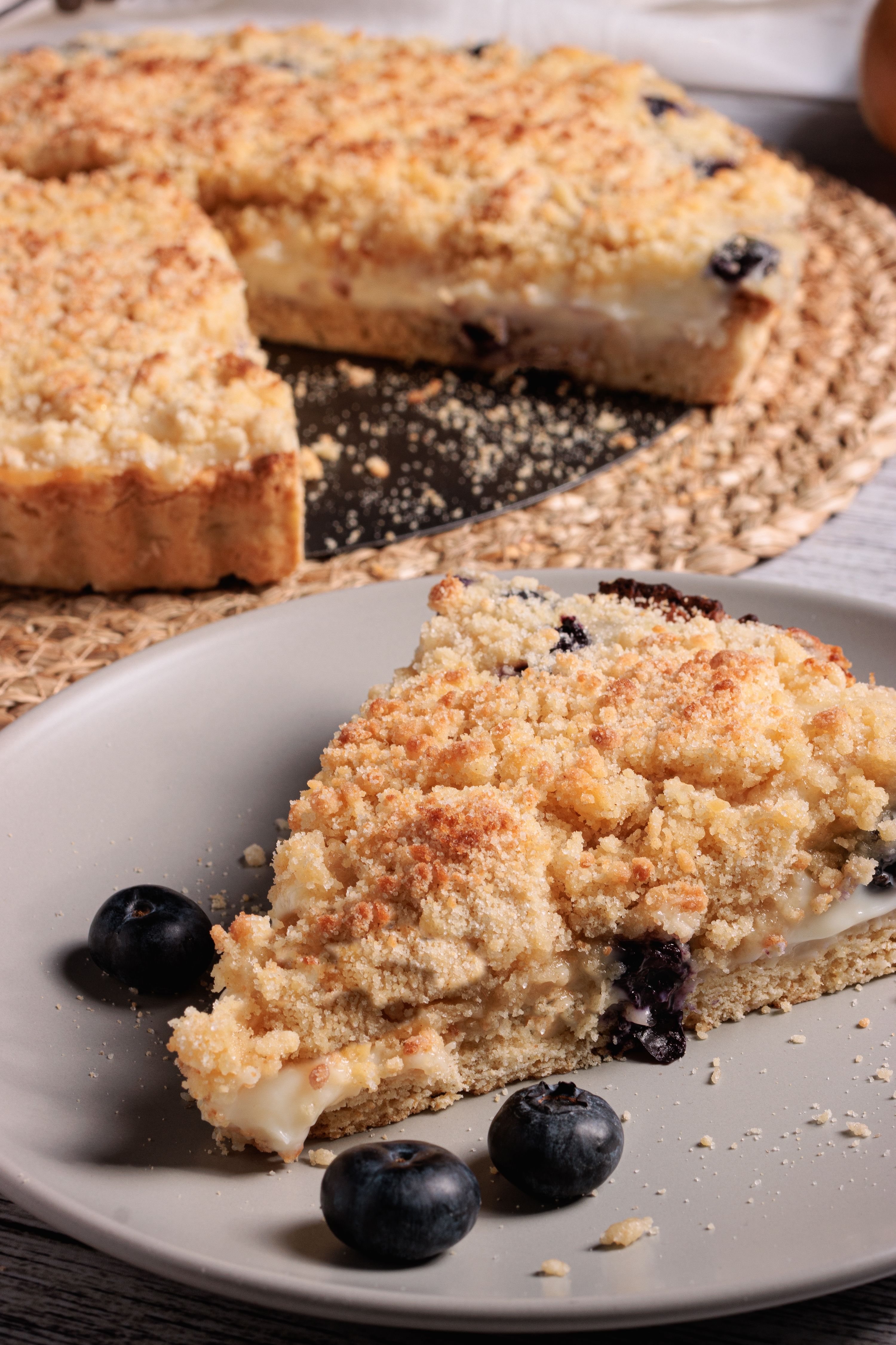 Kuchen de Arándanos 10 porciones